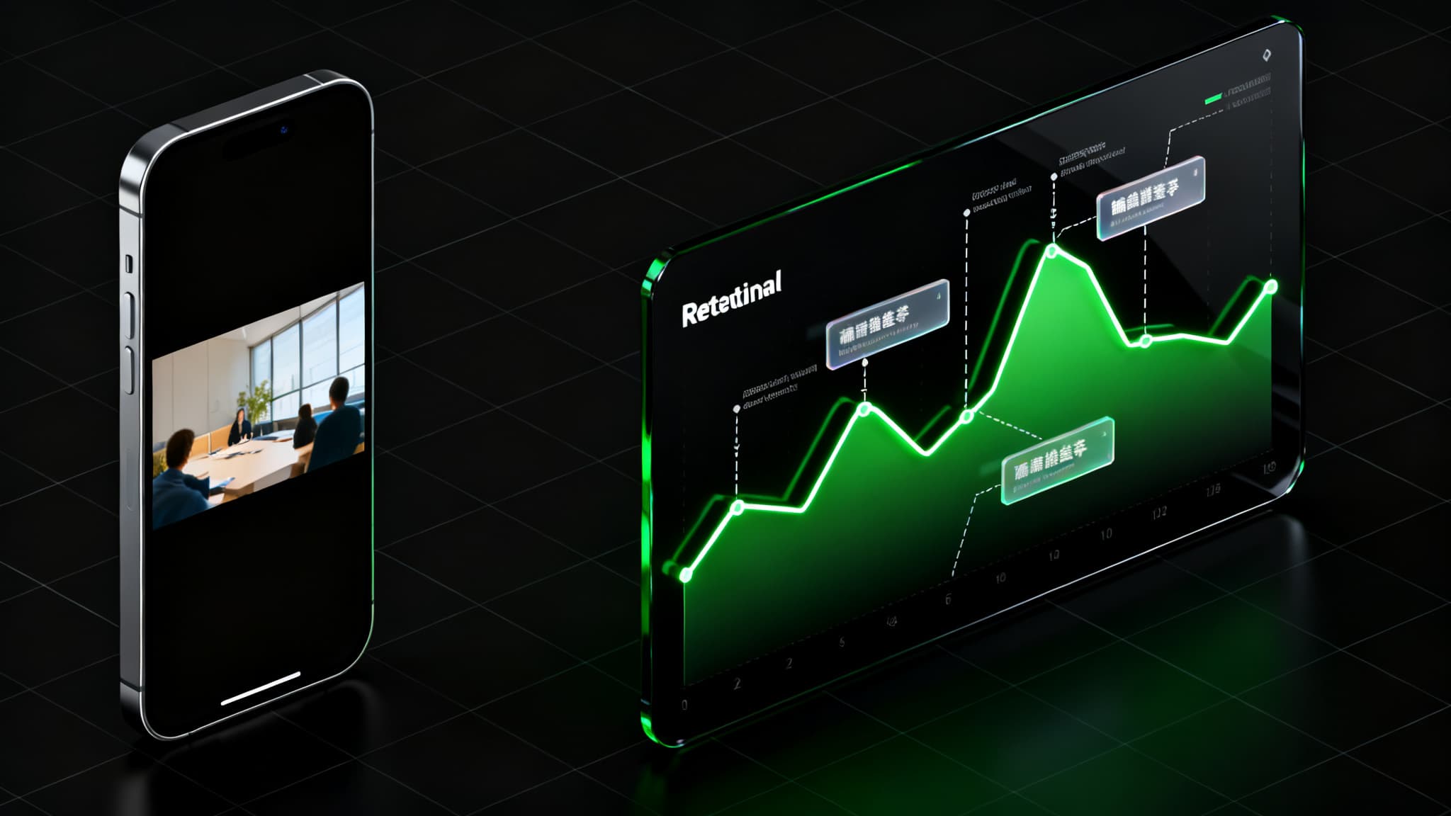 AI video retention analyzer interface with attention scoreline and timestamped edit cards