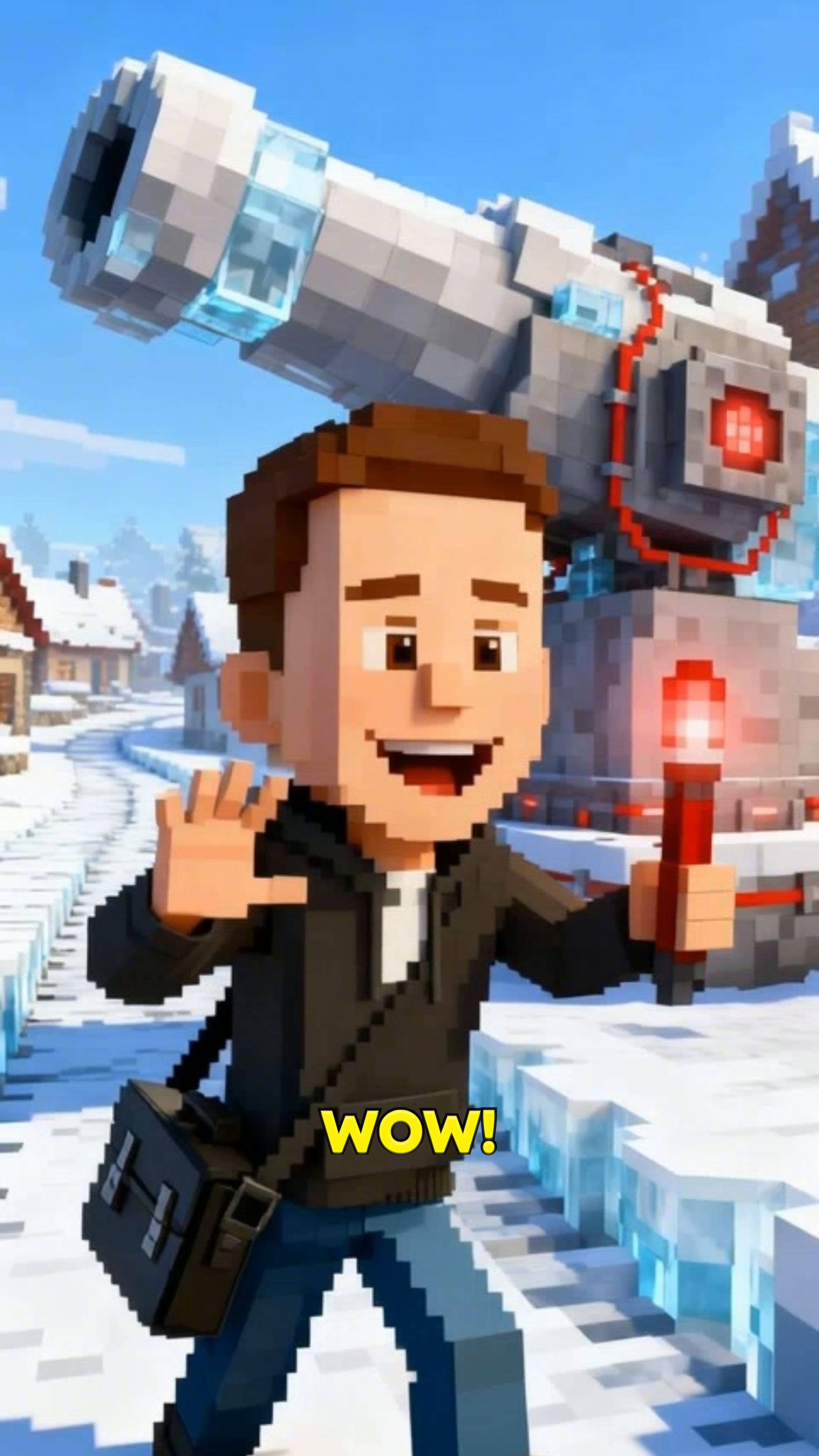 Sněhové dělo v Minecraftu