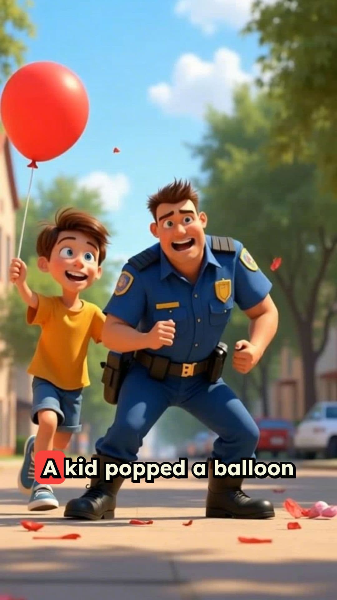Balloon Pop Causes Hilarious Police Incident