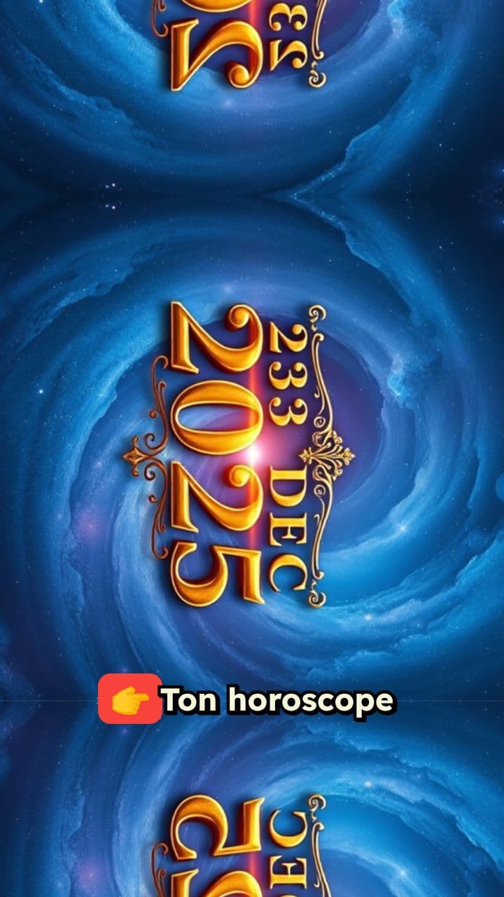 Horoscope du jour : 23 décembre 2025
