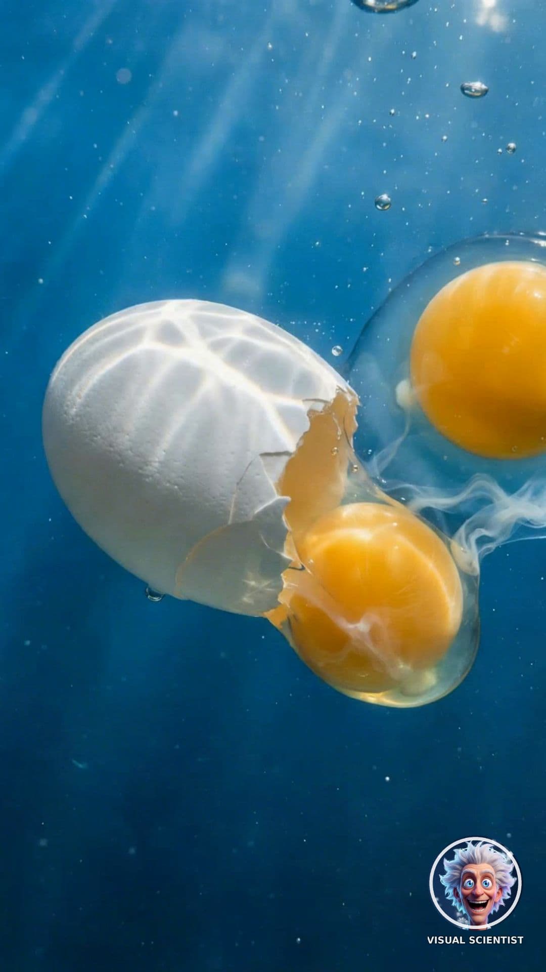 The Underwater Birth of an Egg