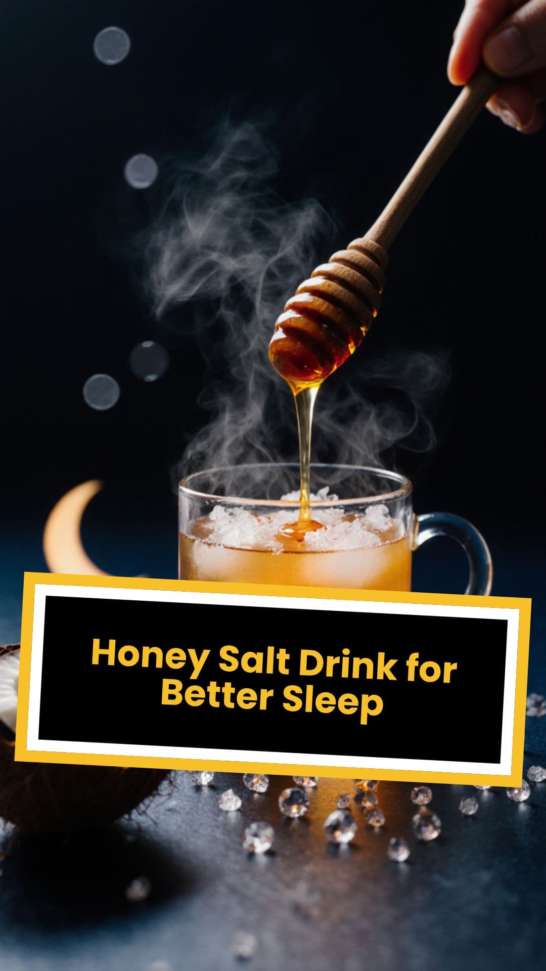 Honey Salt Drink for Better Sleep