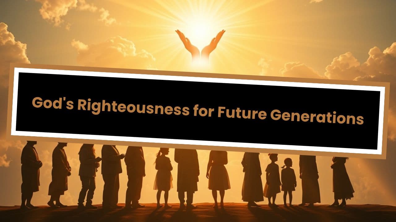 God's Righteousness for Future Generations