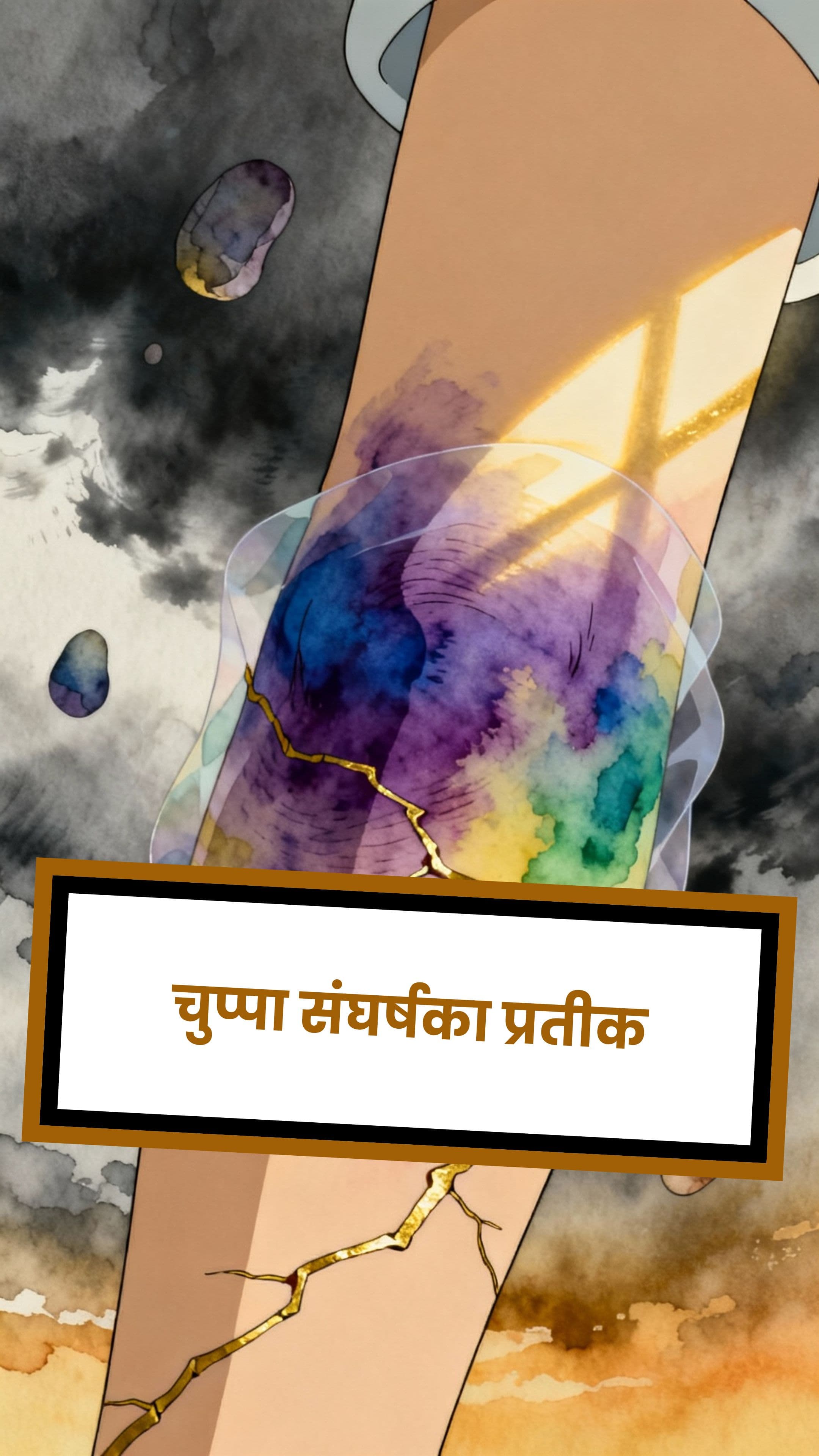 चुप्पा संघर्षका प्रतीक