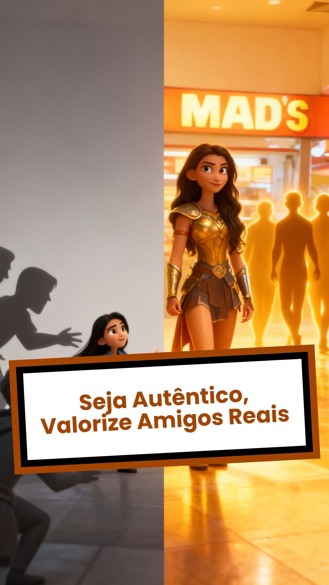 Seja Autêntico, Valorize Amigos Reais