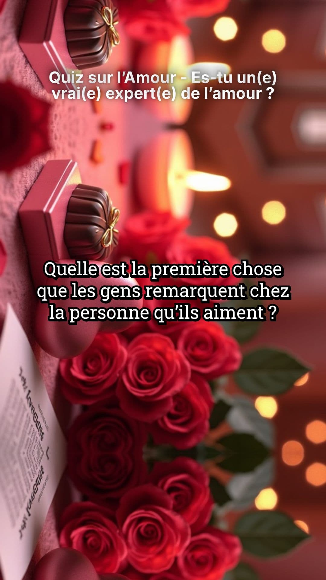 Quiz sur l’Amour - Es-tu un(e) vrai(e) expert(e) de l’amour ?