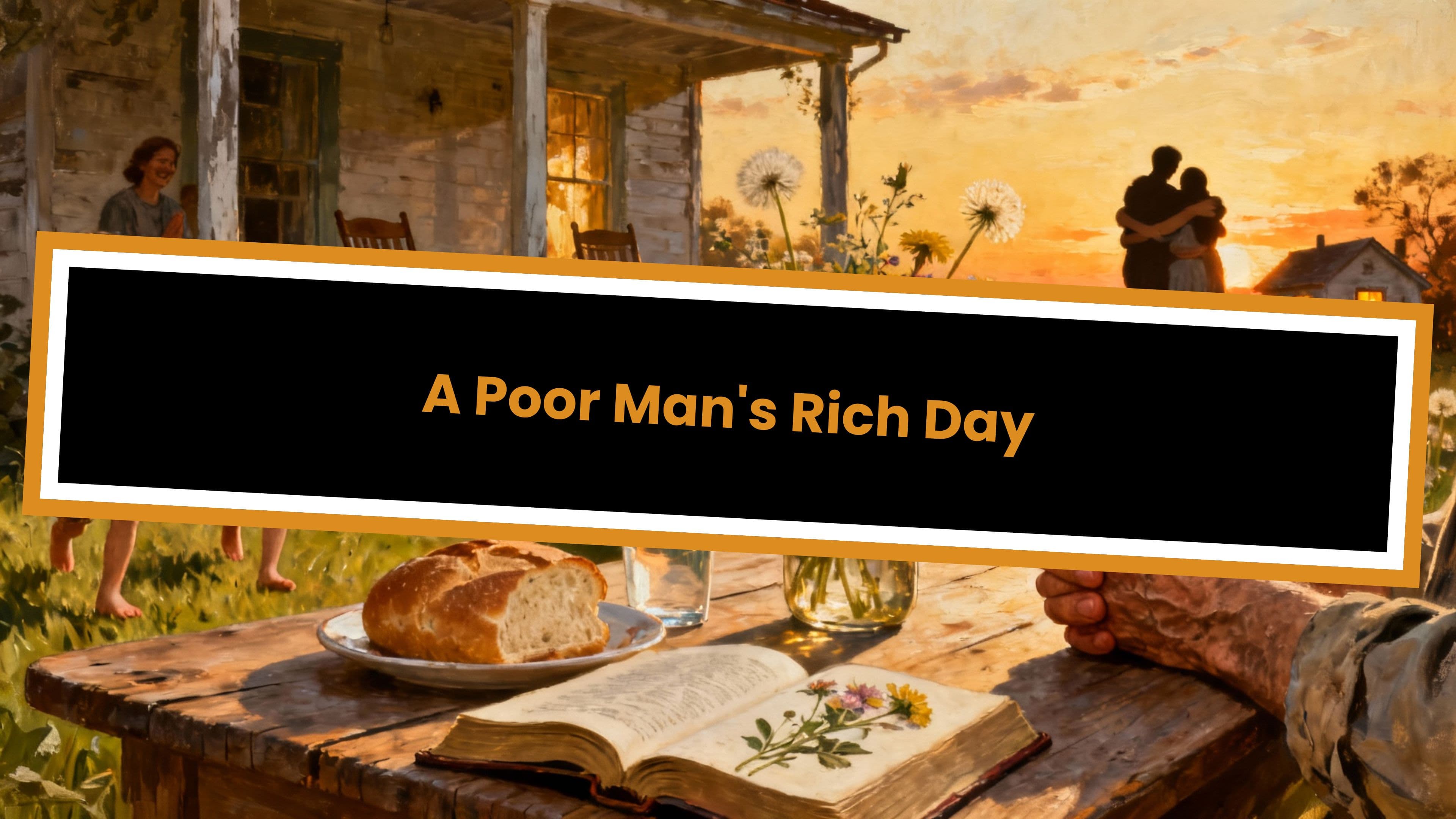 A Poor Man's Rich Day