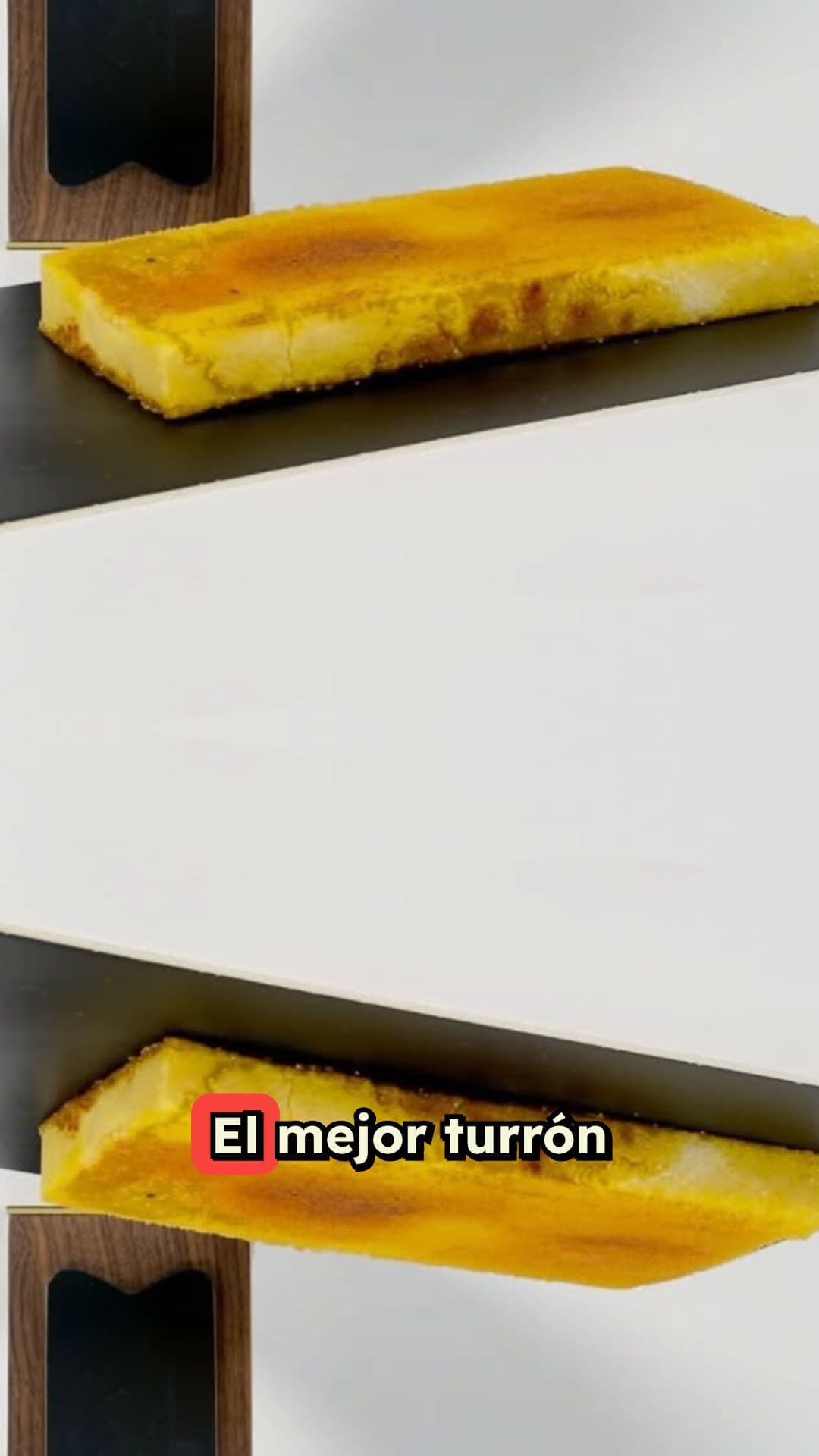 Turrón de yema quemada en Terrassa