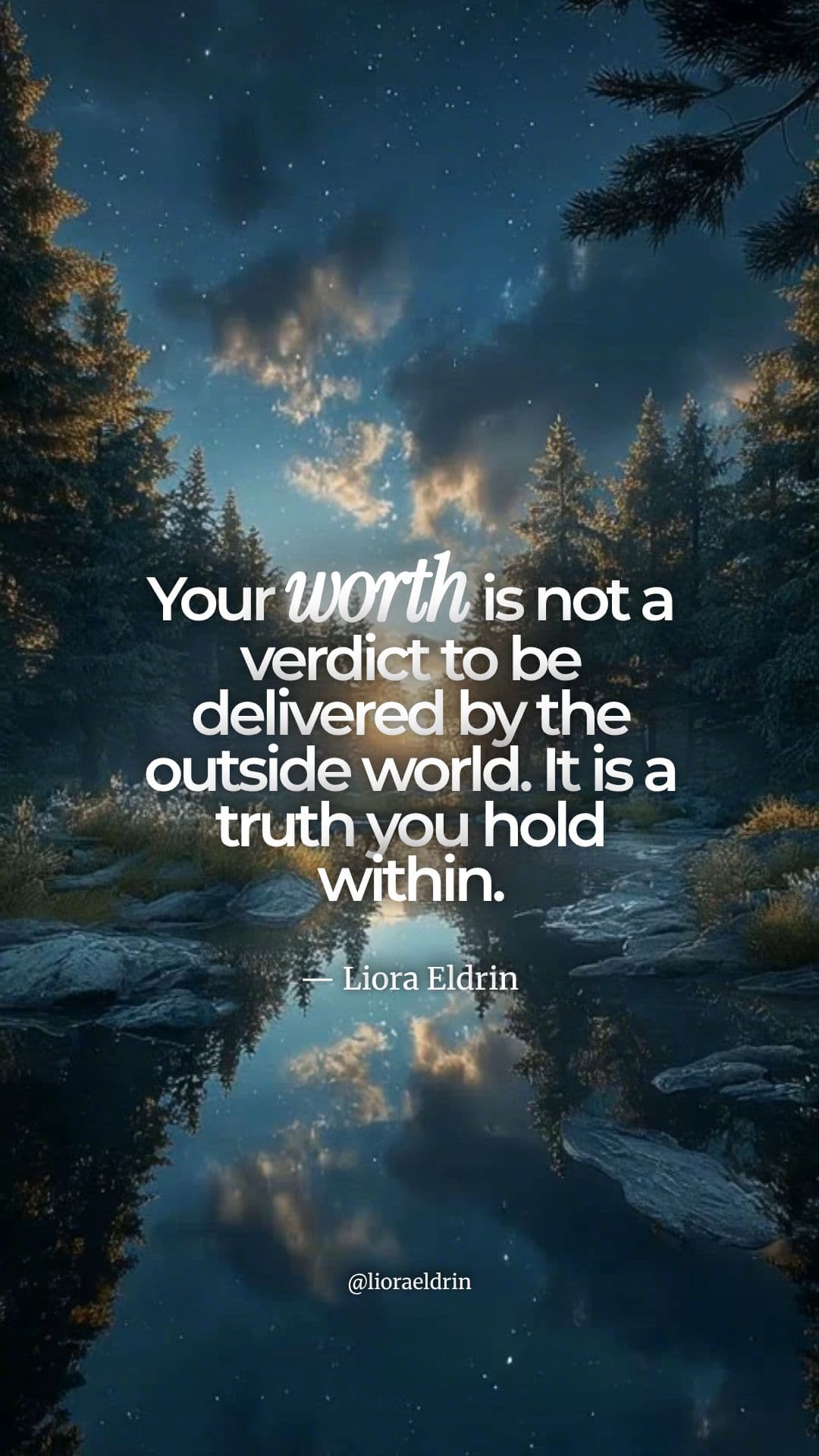 Quote 9) Your Worth