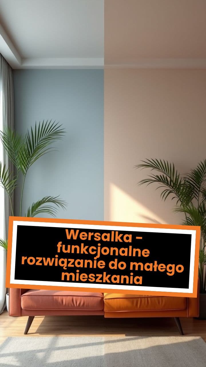 Wersalka - funkcjonalne rozwiązanie do małego mieszkania