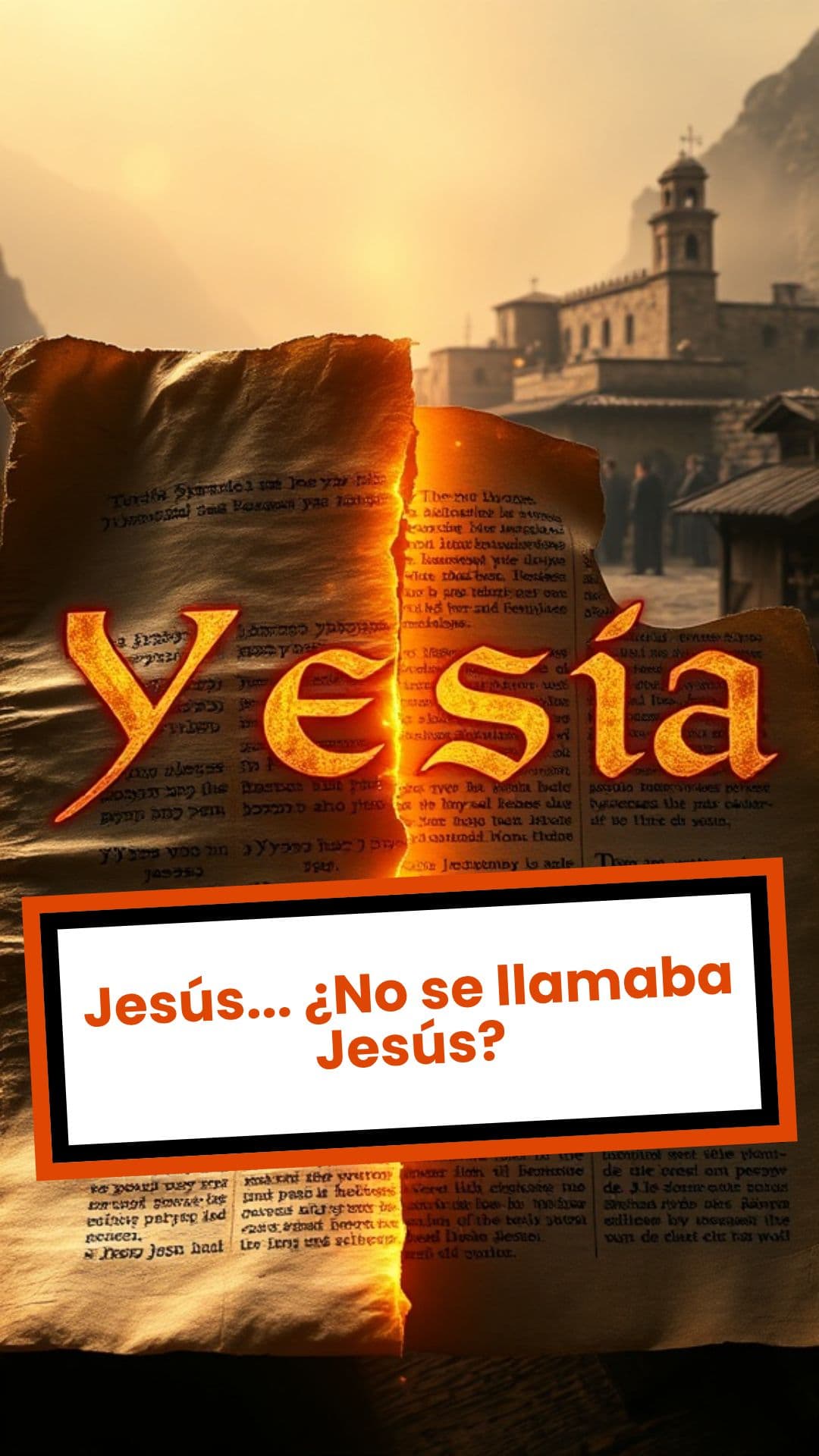 Jesús... ¿No se llamaba Jesús?