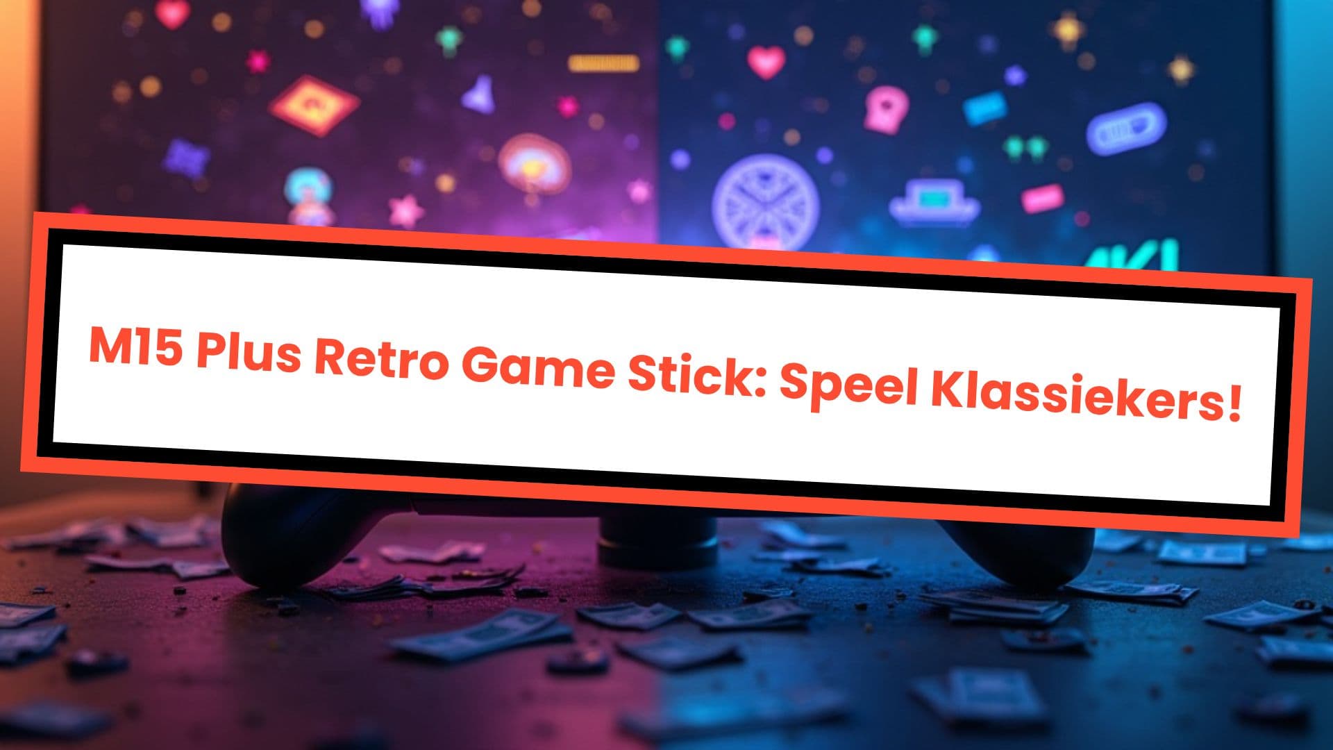 M15 Plus Retro Game Stick: Speel Klassiekers!