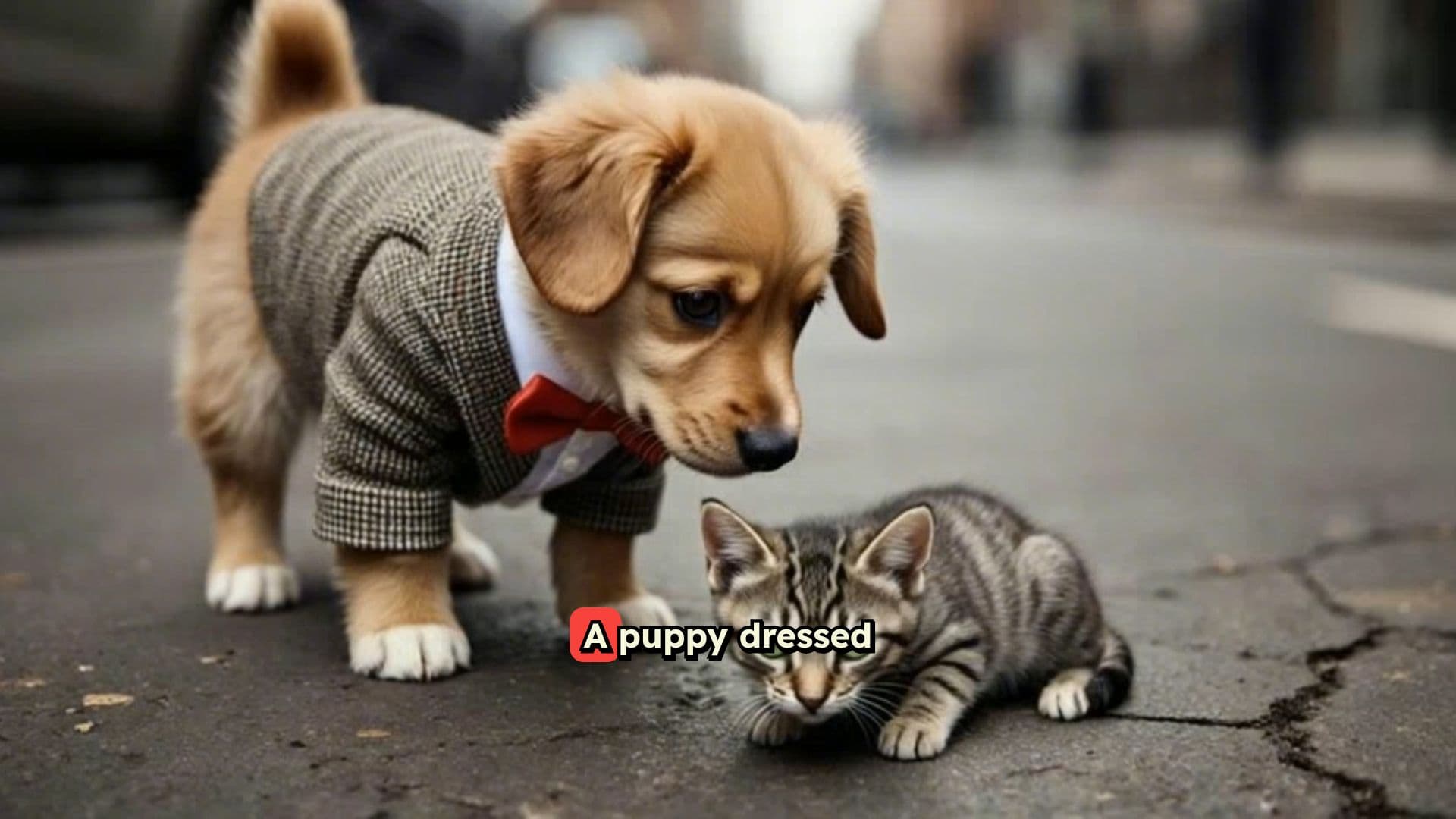 A Puppy’s Kindness to a Kitten