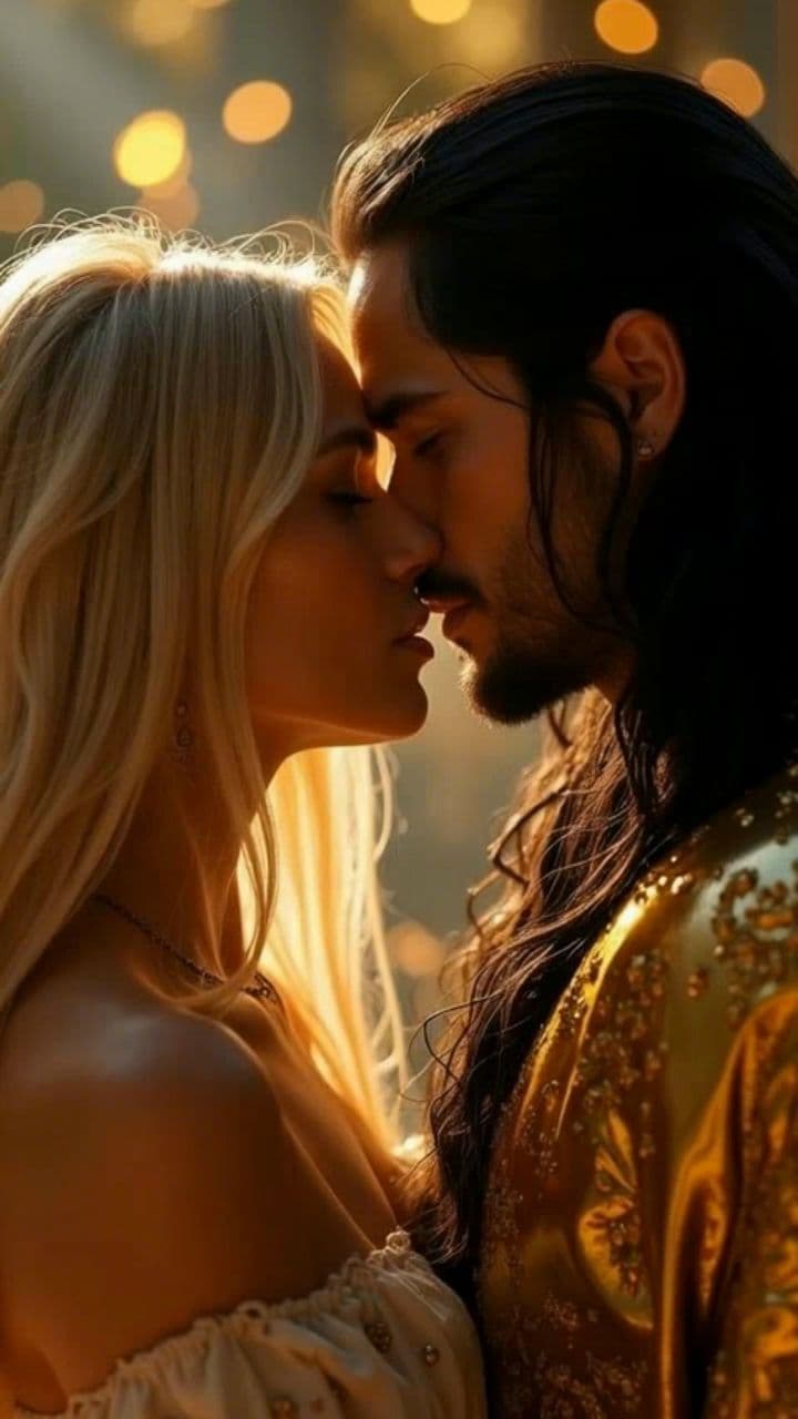 Silent Embrace Under the Orb Tree