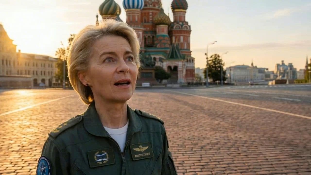 Ursula e Berlusconi al Cremlino