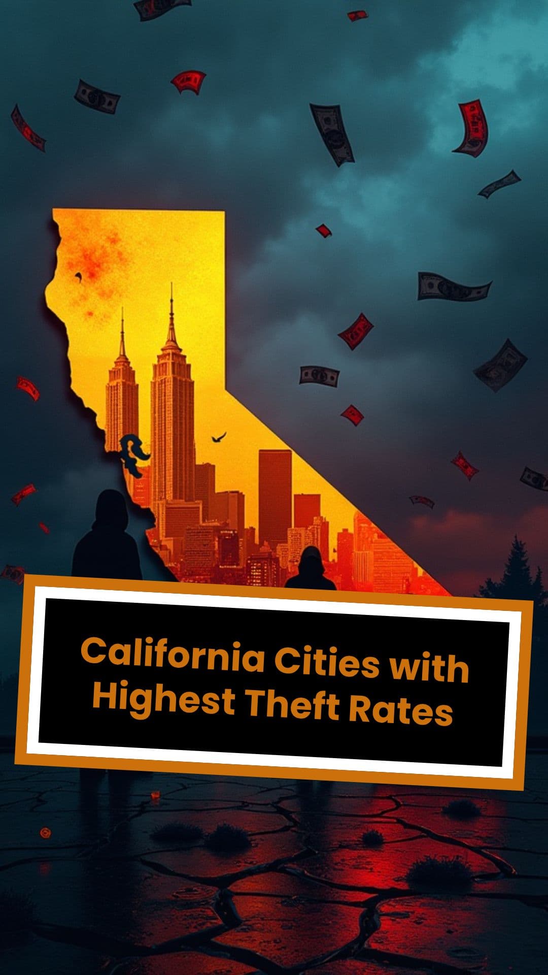 California Cities with Highest Theft Rates