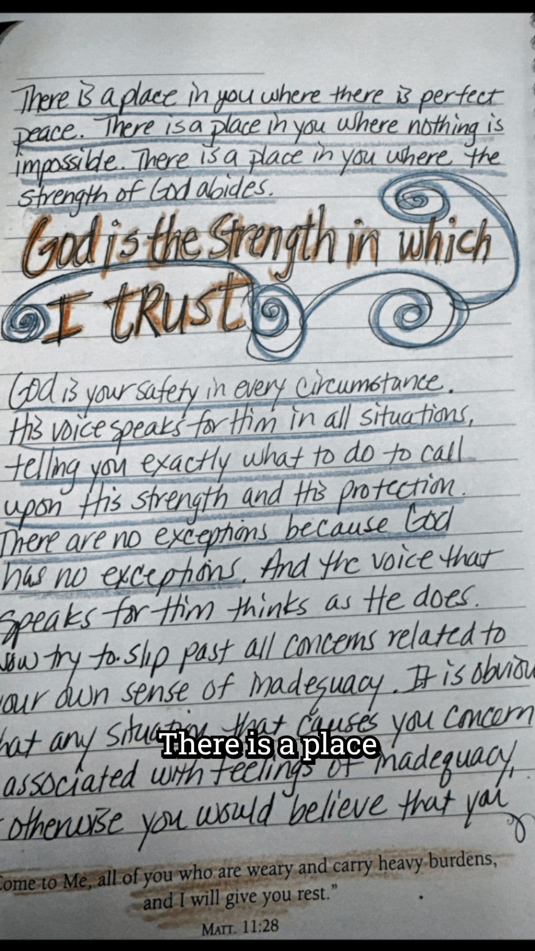 Inner Strength and Divine Peace