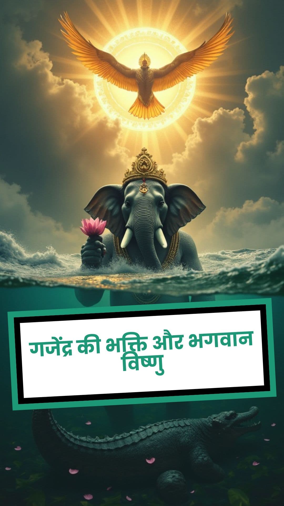 गजेंद्र की भक्ति और भगवान विष्णु