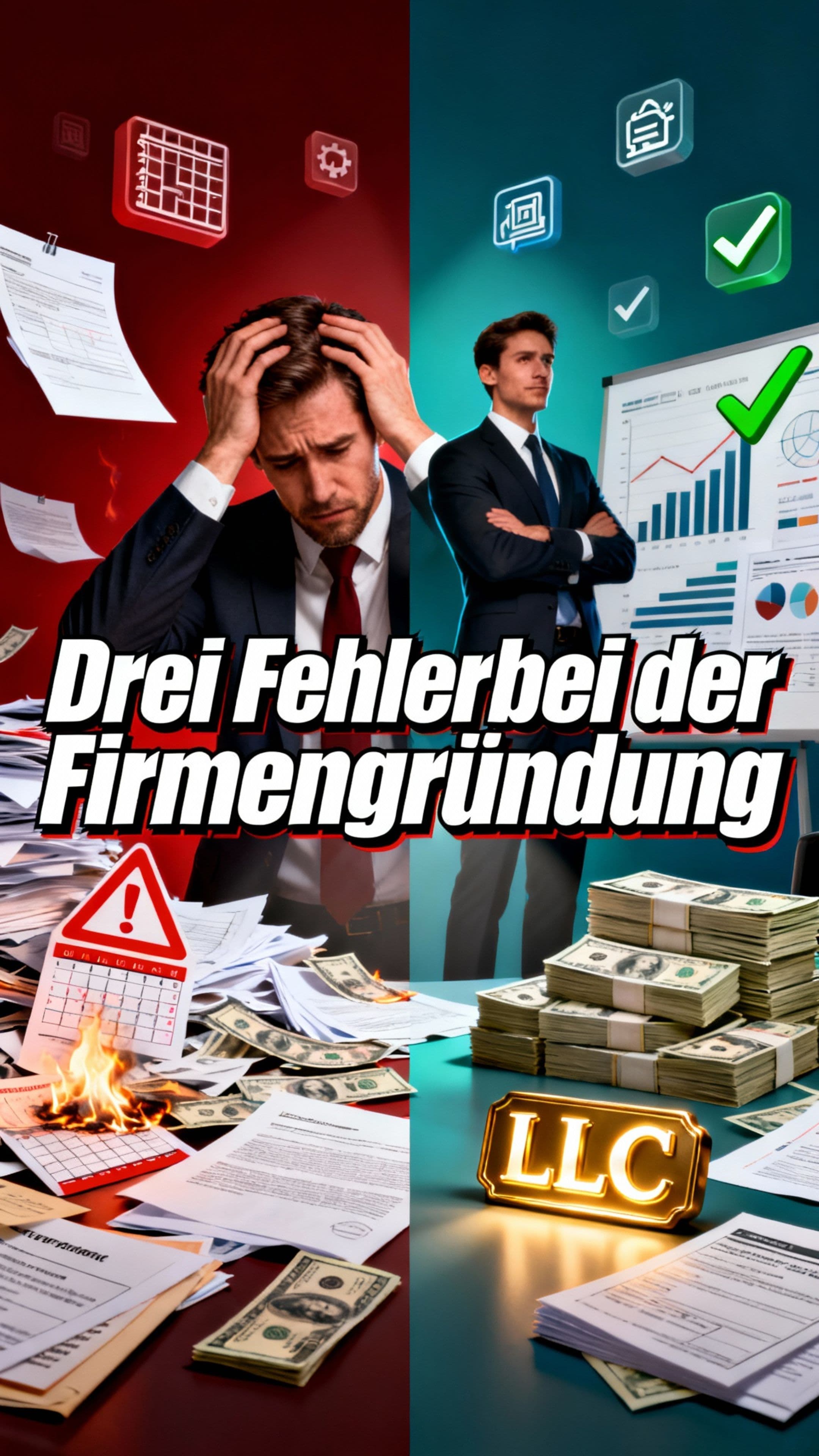 Drei Fehler bei der Firmengründung
