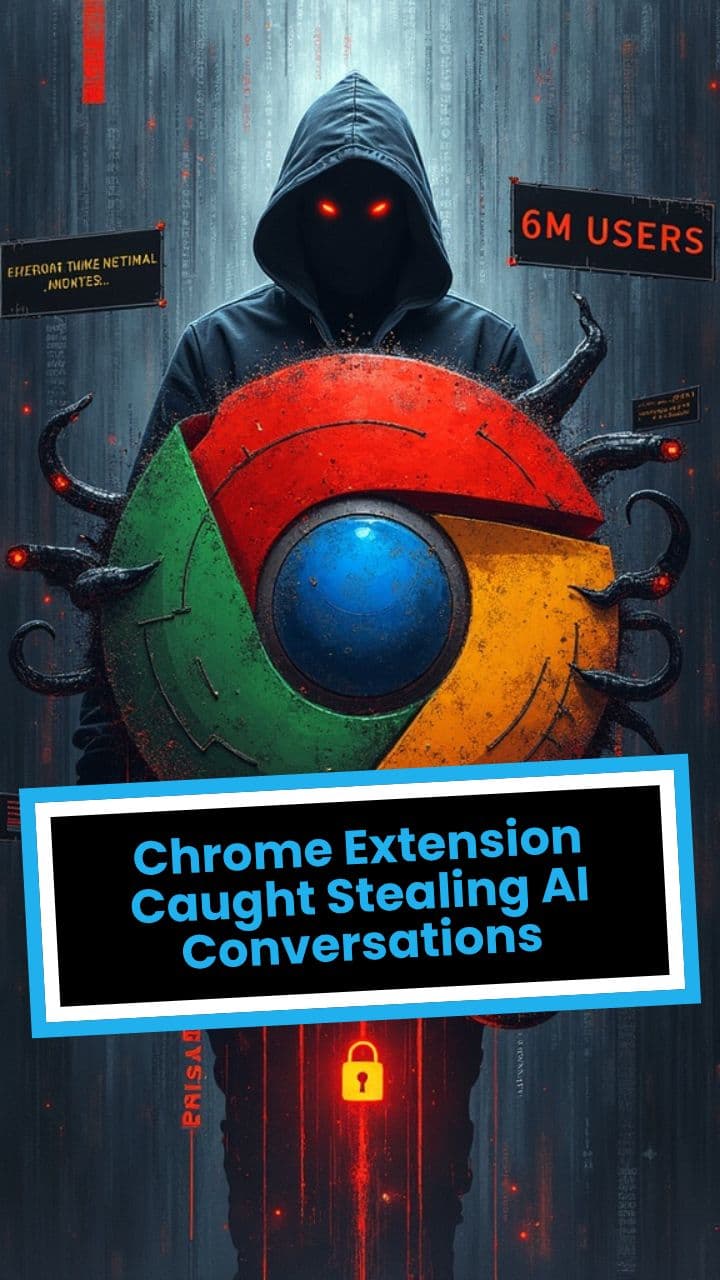 Chrome Extension Caught Stealing AI Conversations