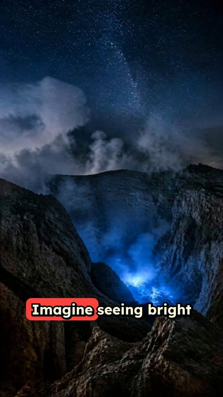 The Secret of Kawah Ijen's Electric Blue Flames