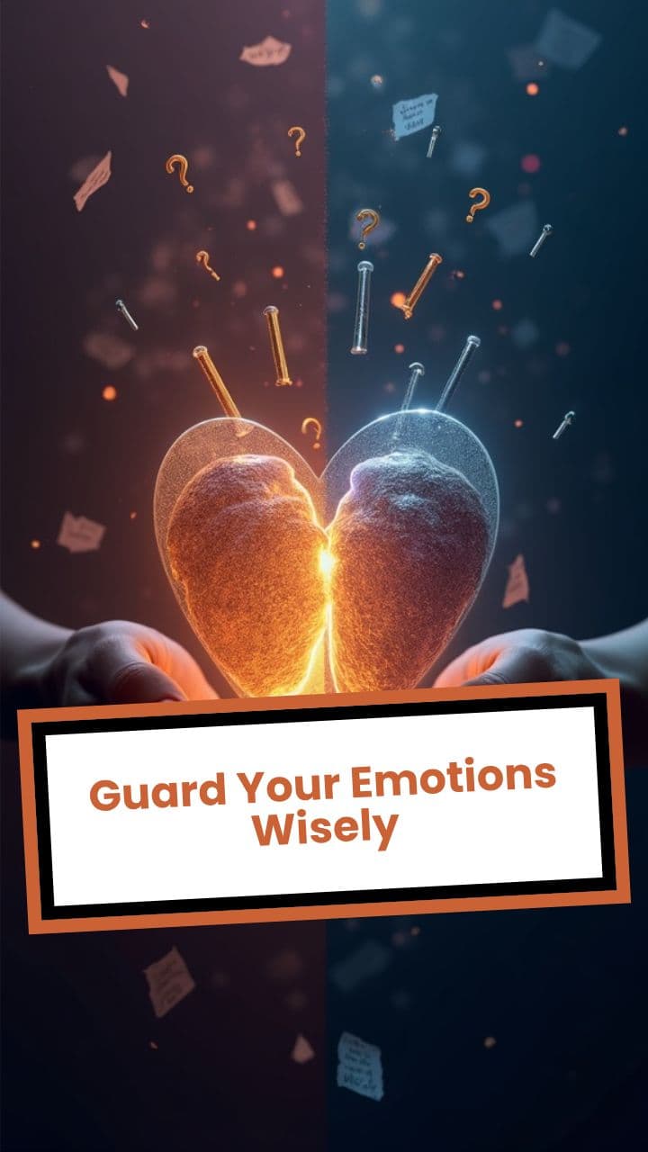 Guard Your Emotions Wisely