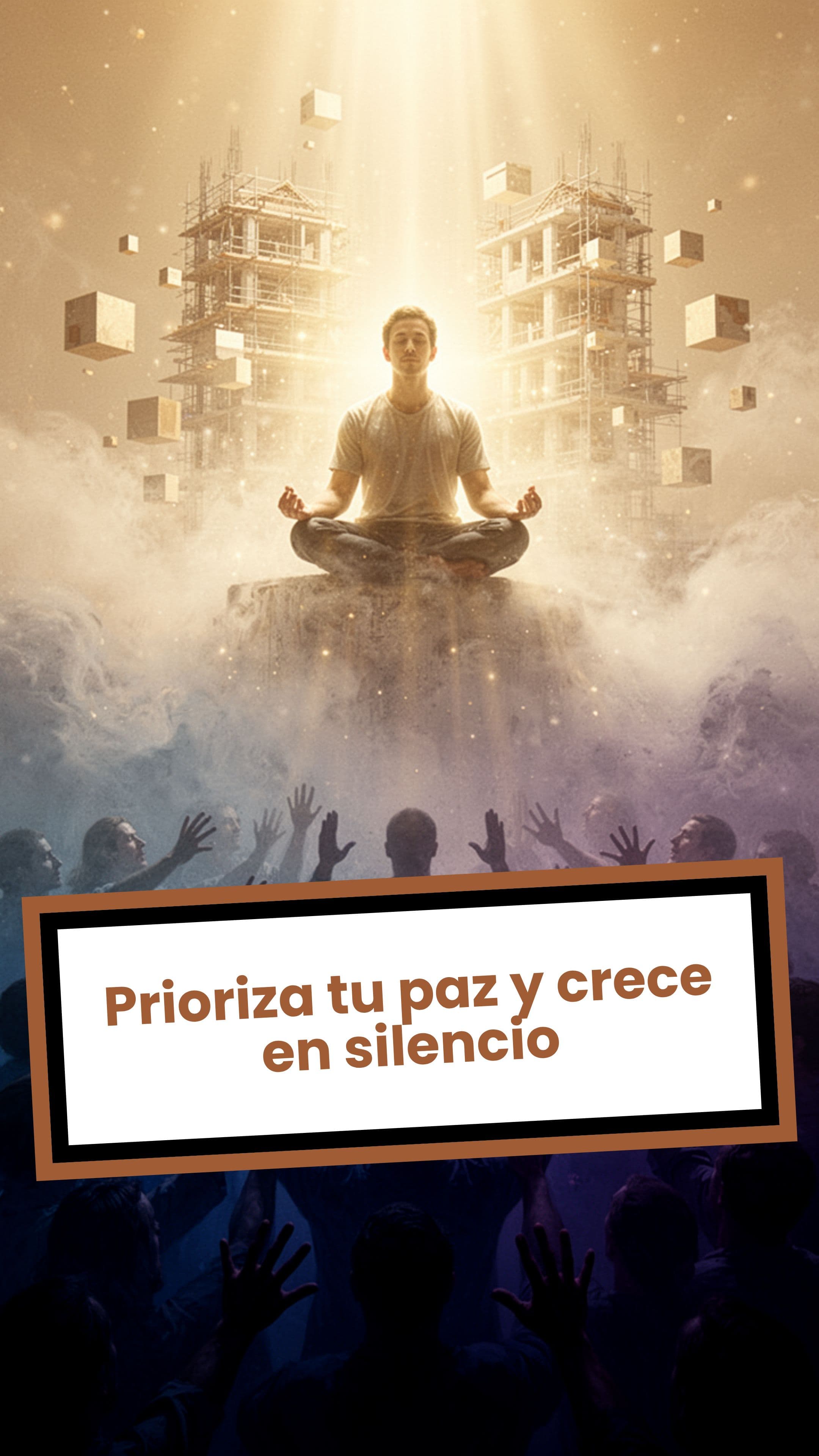 Prioriza tu paz y crece en silencio