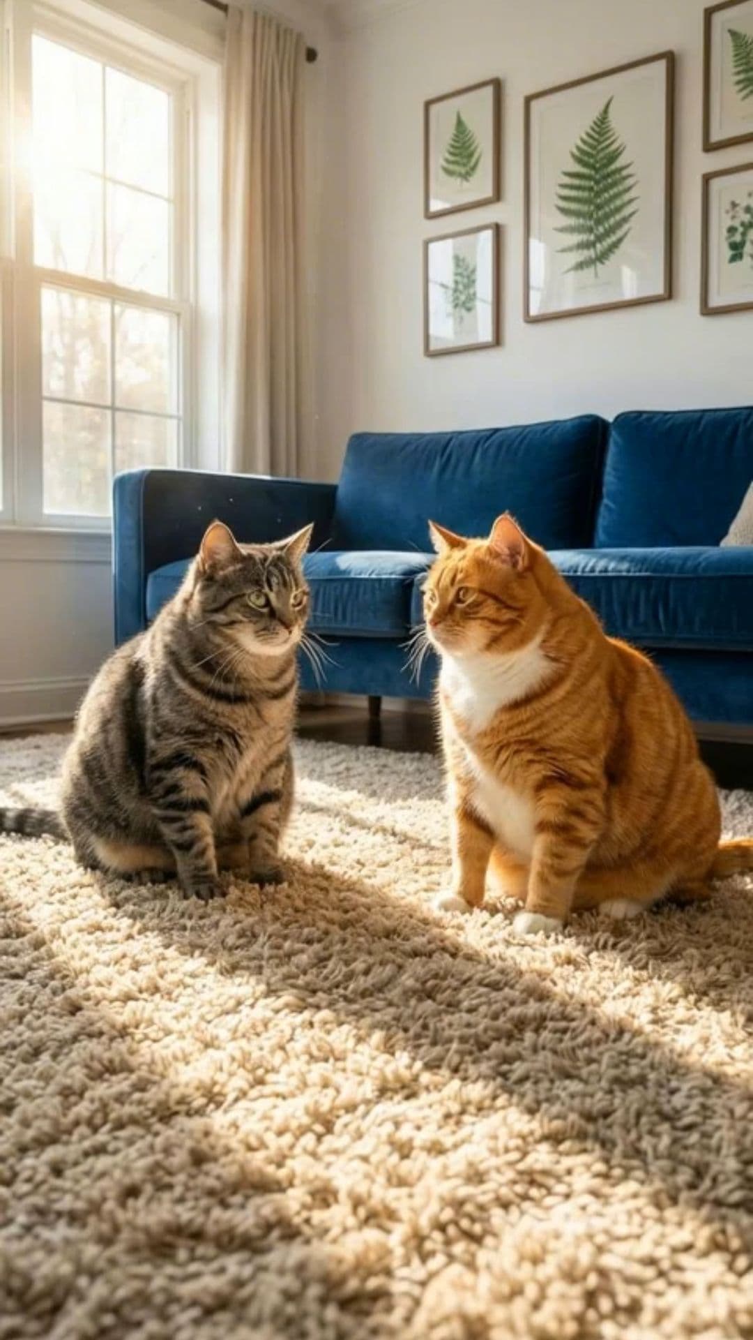 The Epic Battle of the Chubby Cats