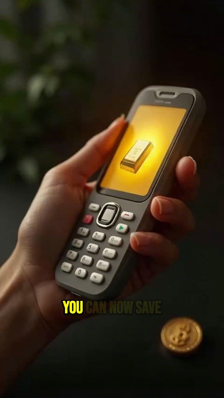 Save in Gold with Your Phone