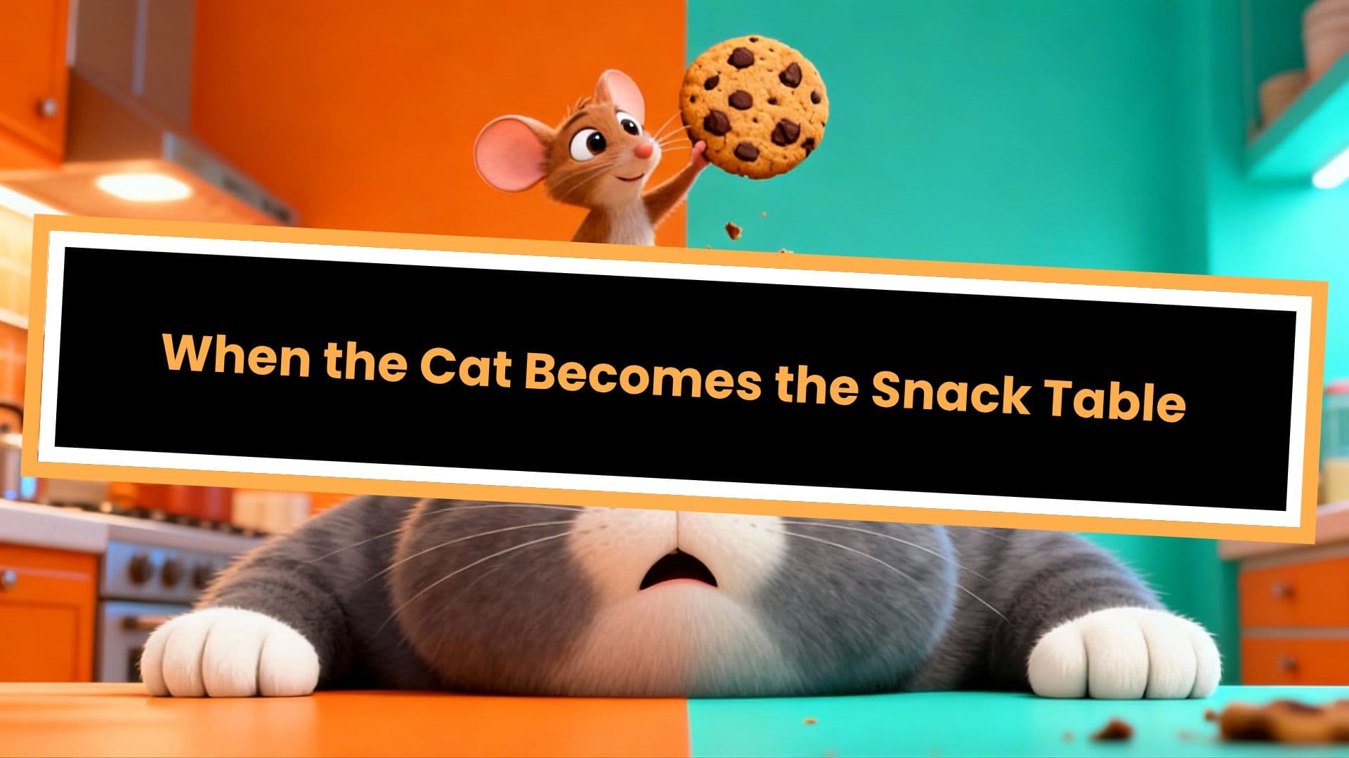 When the Cat Becomes the Snack Table