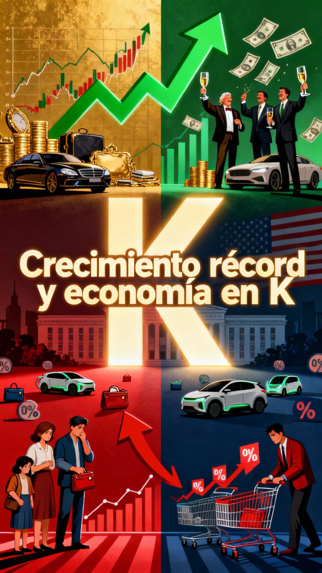 Crecimiento récord y economía en K