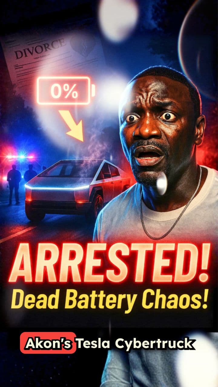 Akon Arrested After Cybertruck Battery Failure