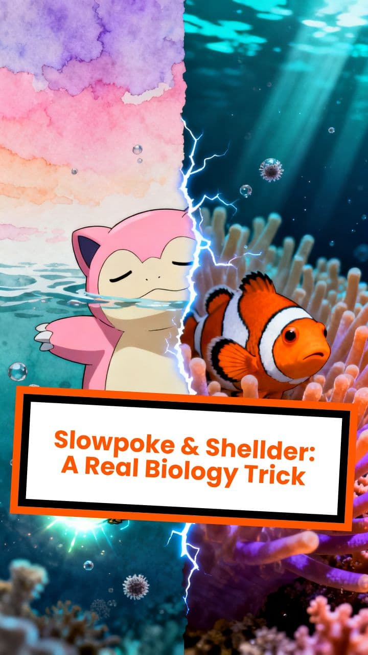 Slowpoke & Shellder: A Real Biology Trick