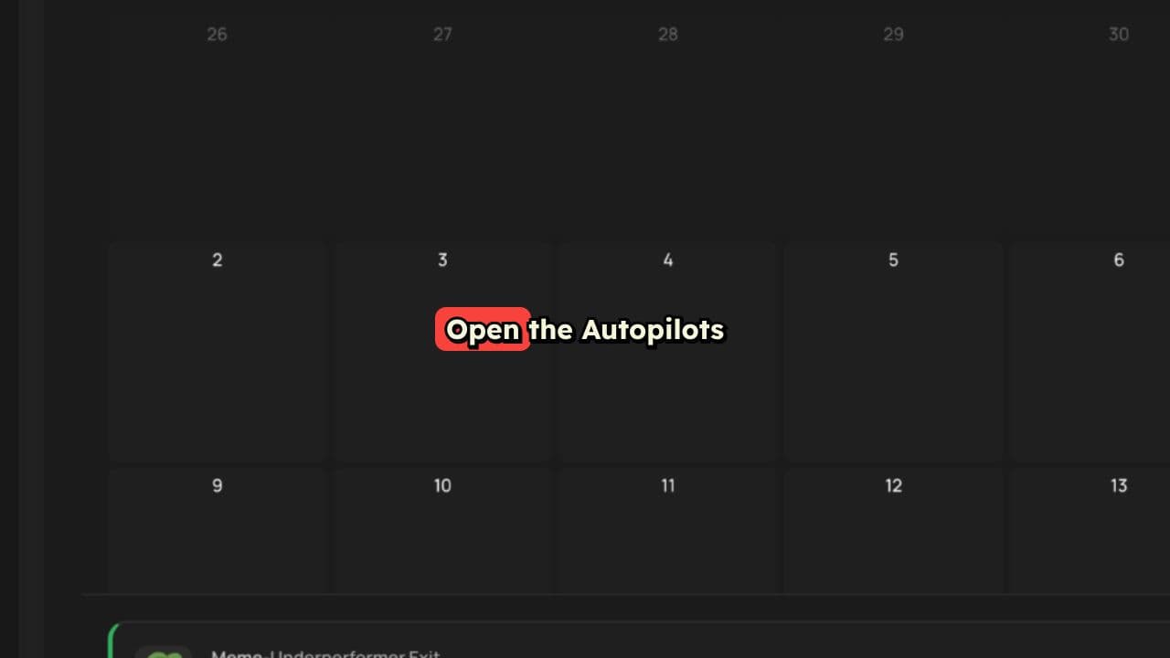 Creating and Managing Autopilots