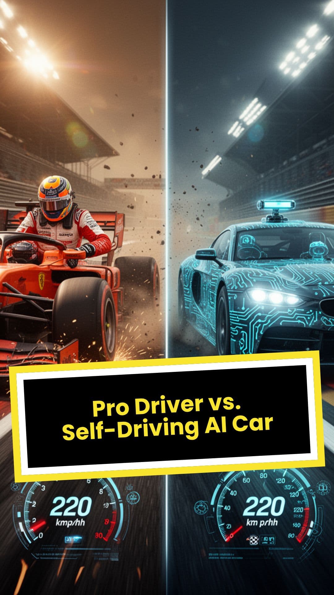 Pro Driver vs. Self-Driving AI Car