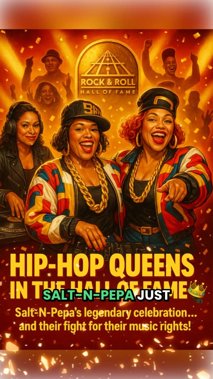 Salt-N-Pepa Celebrate Hall of Fame Induction