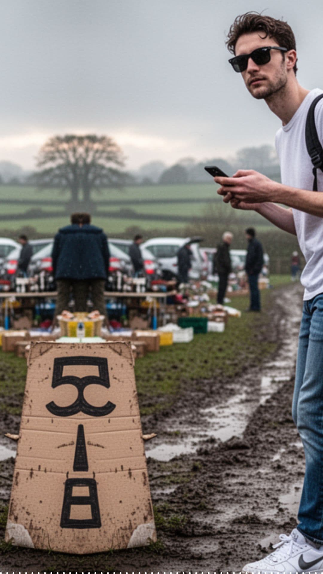 Lazy eBay Reseller at Car Boot Sale