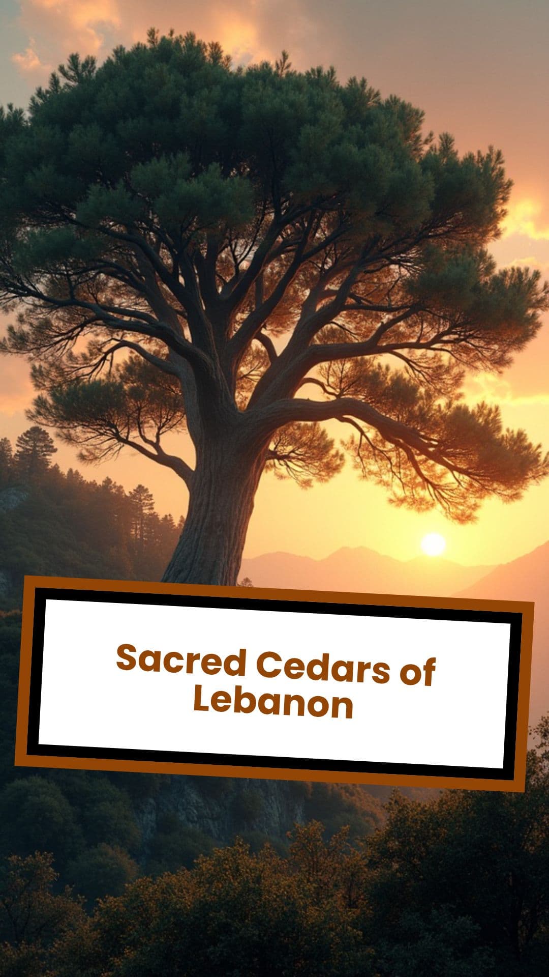 Sacred Cedars of Lebanon