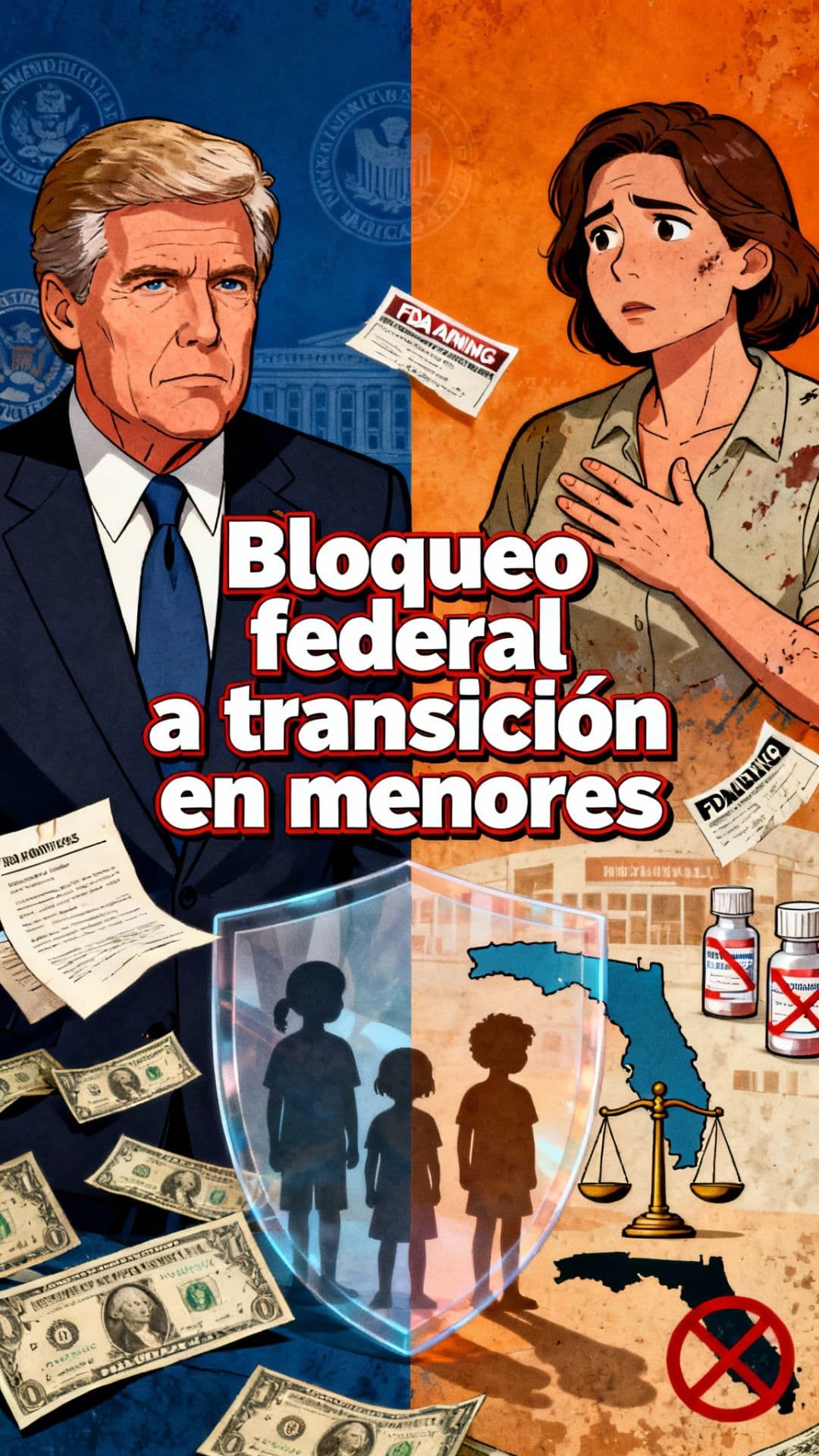 Bloqueo federal a transición en menores