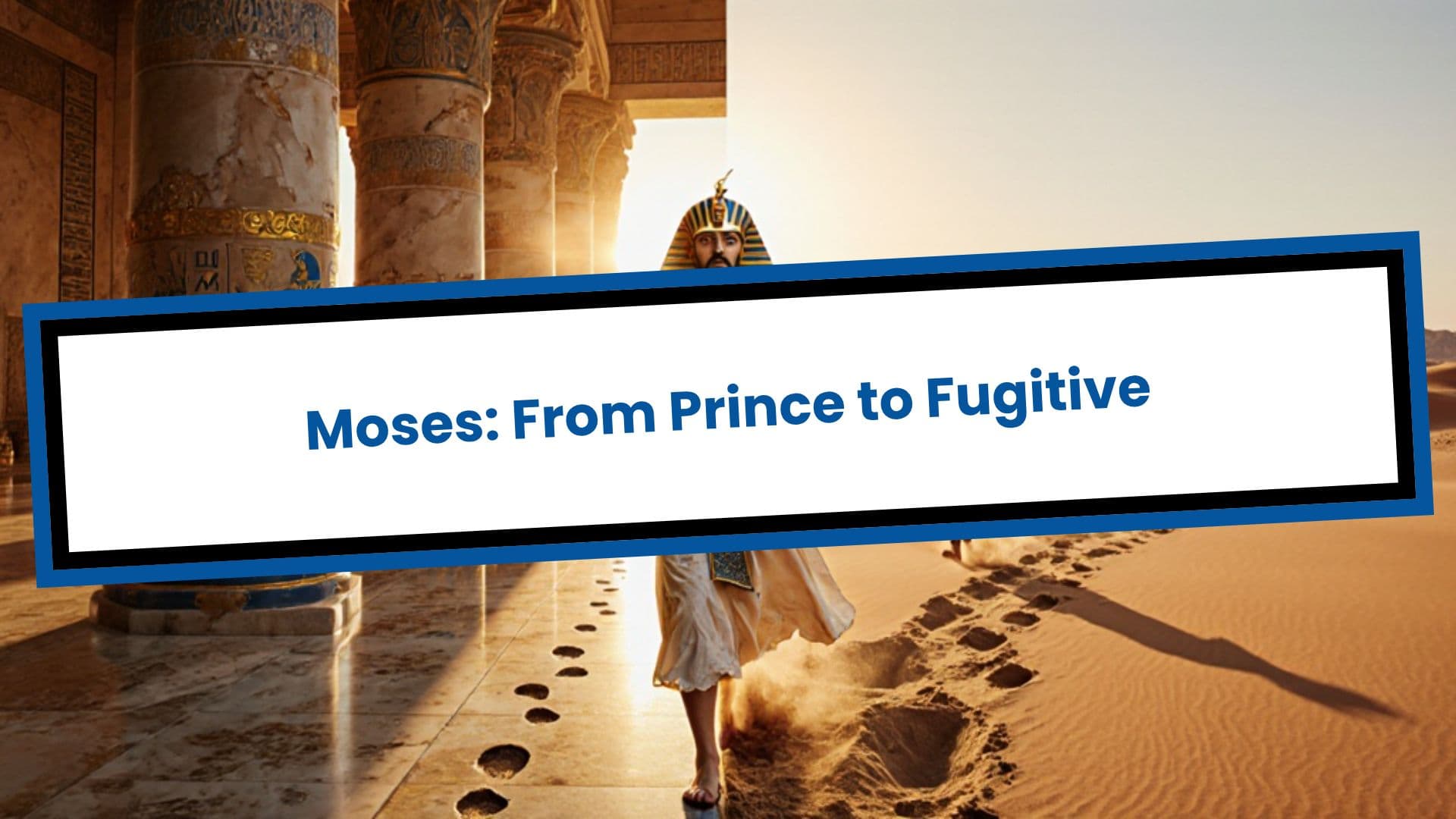 Moses: From Prince to Fugitive