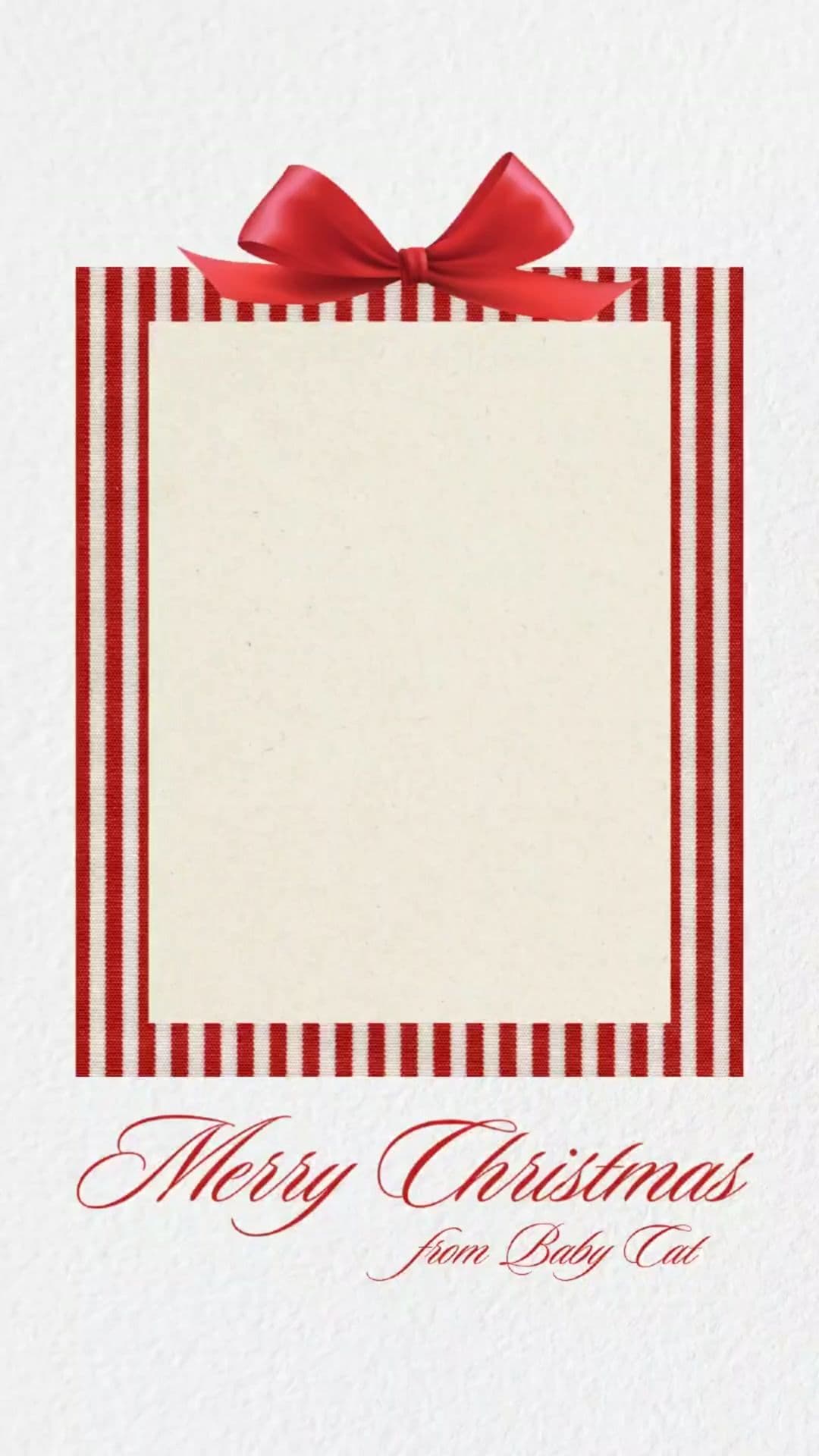 Festive Baby Cat Cheer