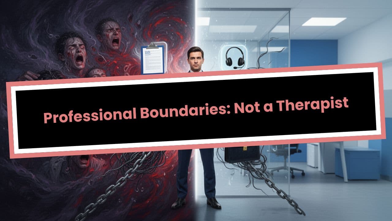 Professional Boundaries: Not a Therapist