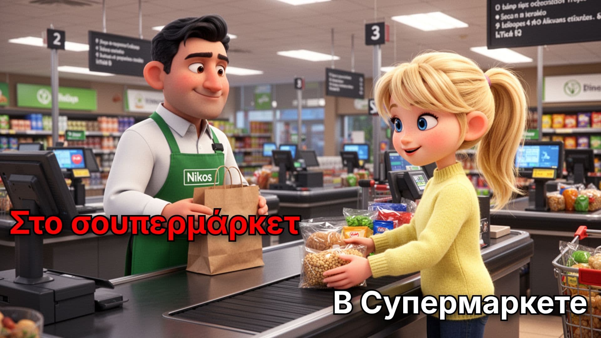 Καθημερινός Διάλογος στο Σούπερ Μάρκετ