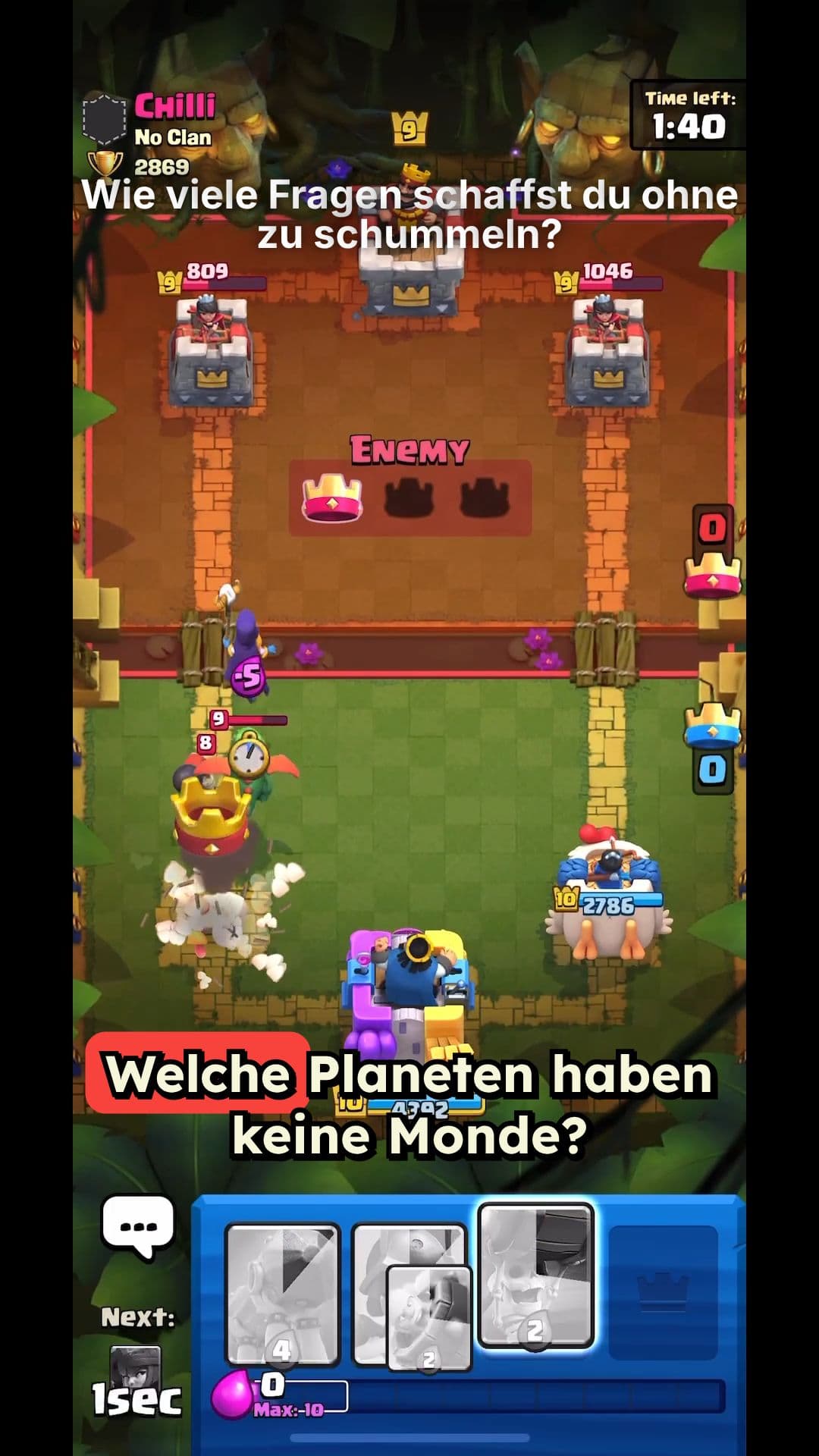 Wie viele Fragen schaffst du ohne zu schummeln?