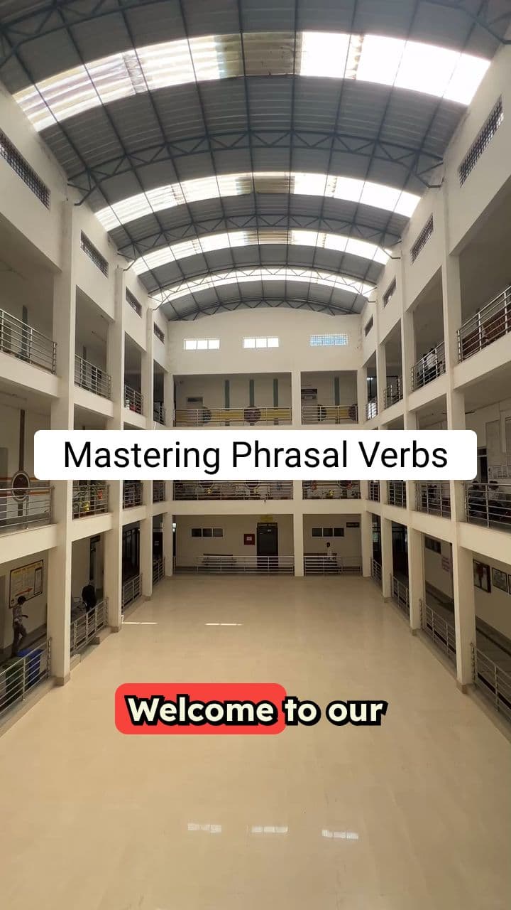 Mastering Phrasal Verbs for Academic English & TOEFL