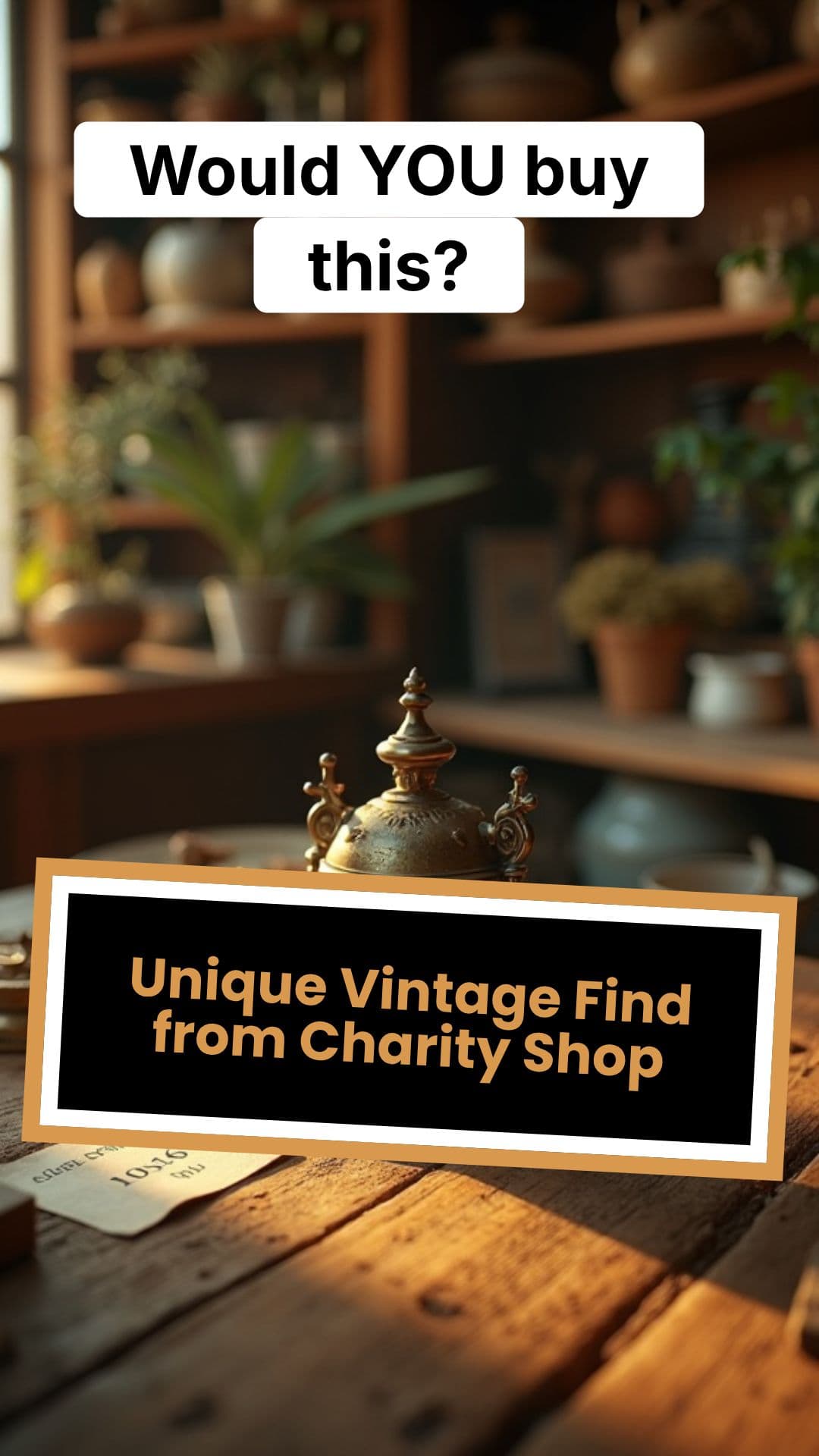 Unique Vintage Find from Charity Shop