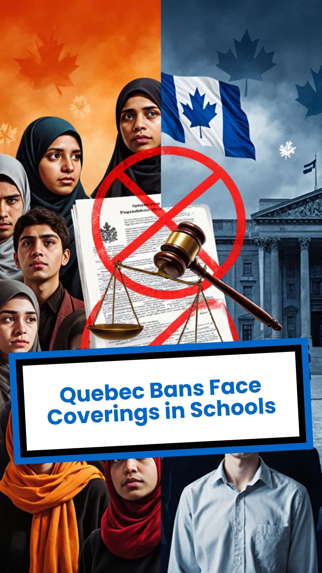 Quebec Bans Face Coverings in Schools