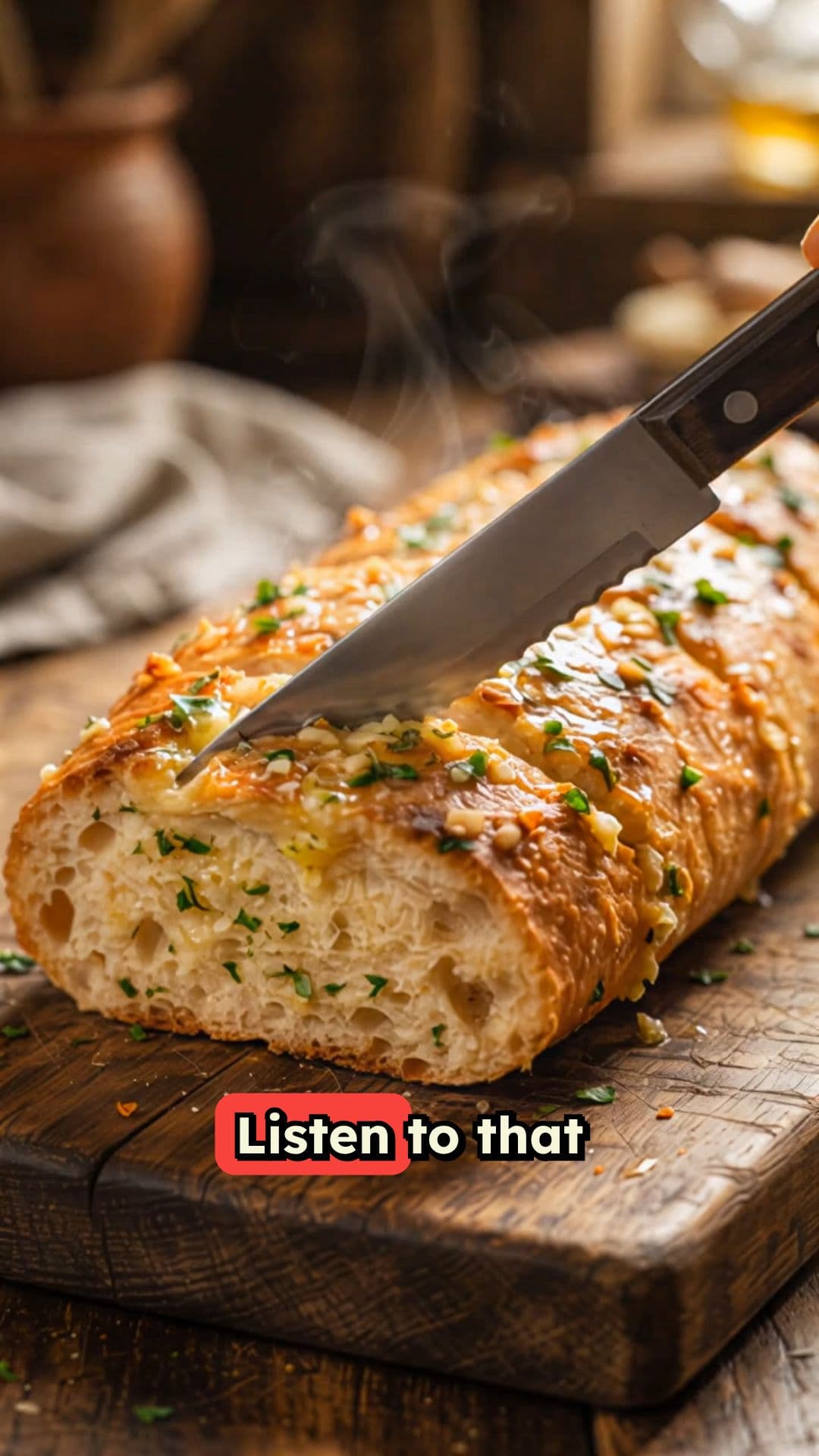 Endless Cheese Pull Garlic Bread