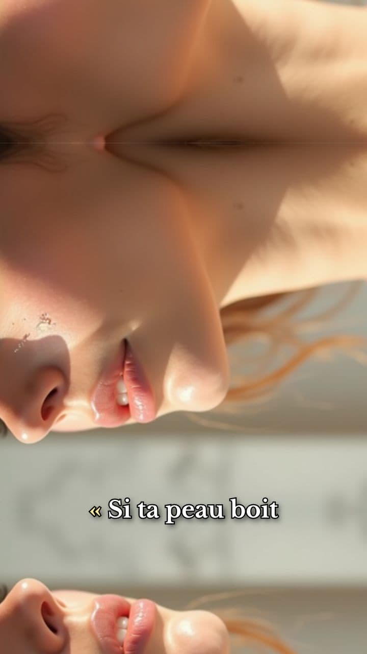 Ta peau boit trop vite ? Déshydratation