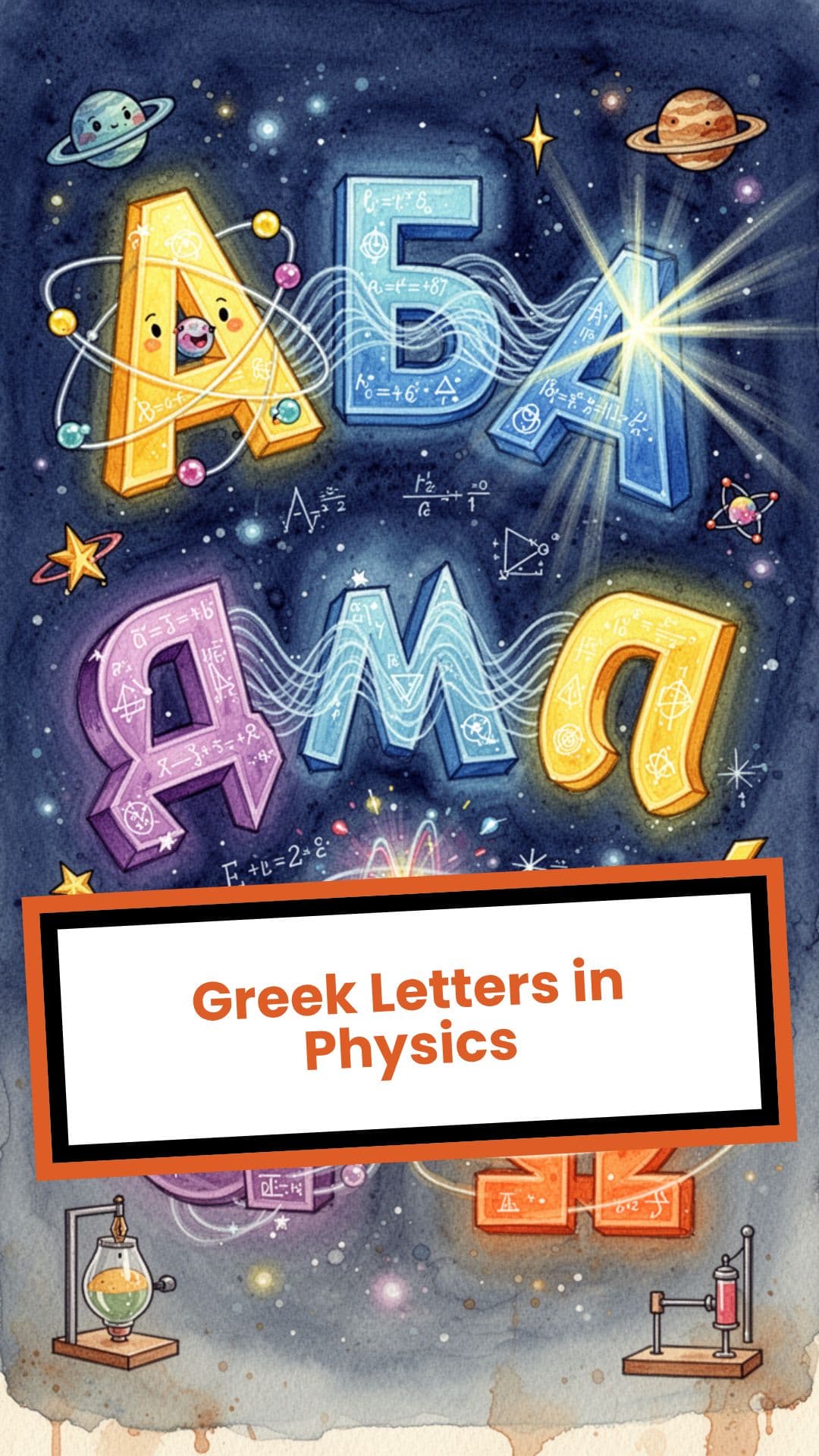 Greek Letters in Physics
